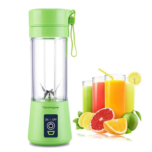Green Abs Plastic 6 Blade Juicer For Making Smoothies And Fruit Juices