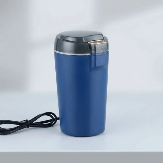 Blue Stainless Steel Electric Grinder For Spices For Grinding Spices And Coffee Beans