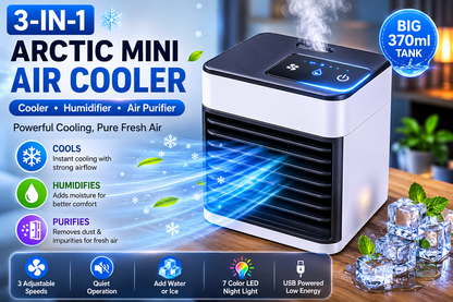 ❄️ Portable Mini Air Cooler with Humidifier & Air Purifier