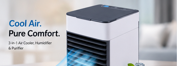 ❄️ Portable Mini Air Cooler with Humidifier & Air Purifier