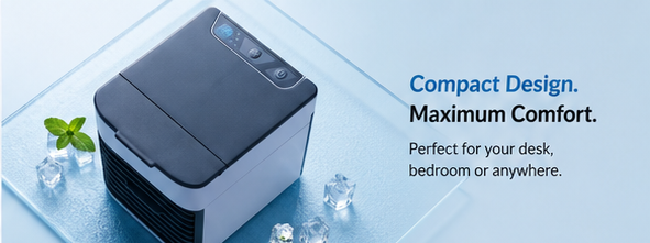 ❄️ Portable Mini Air Cooler with Humidifier & Air Purifier