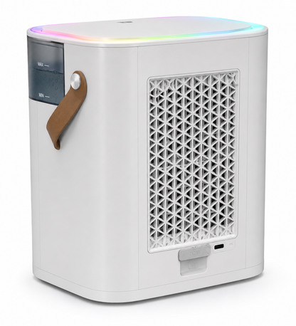 Personal Mini Air Cooler With Mist Spray & LED Light